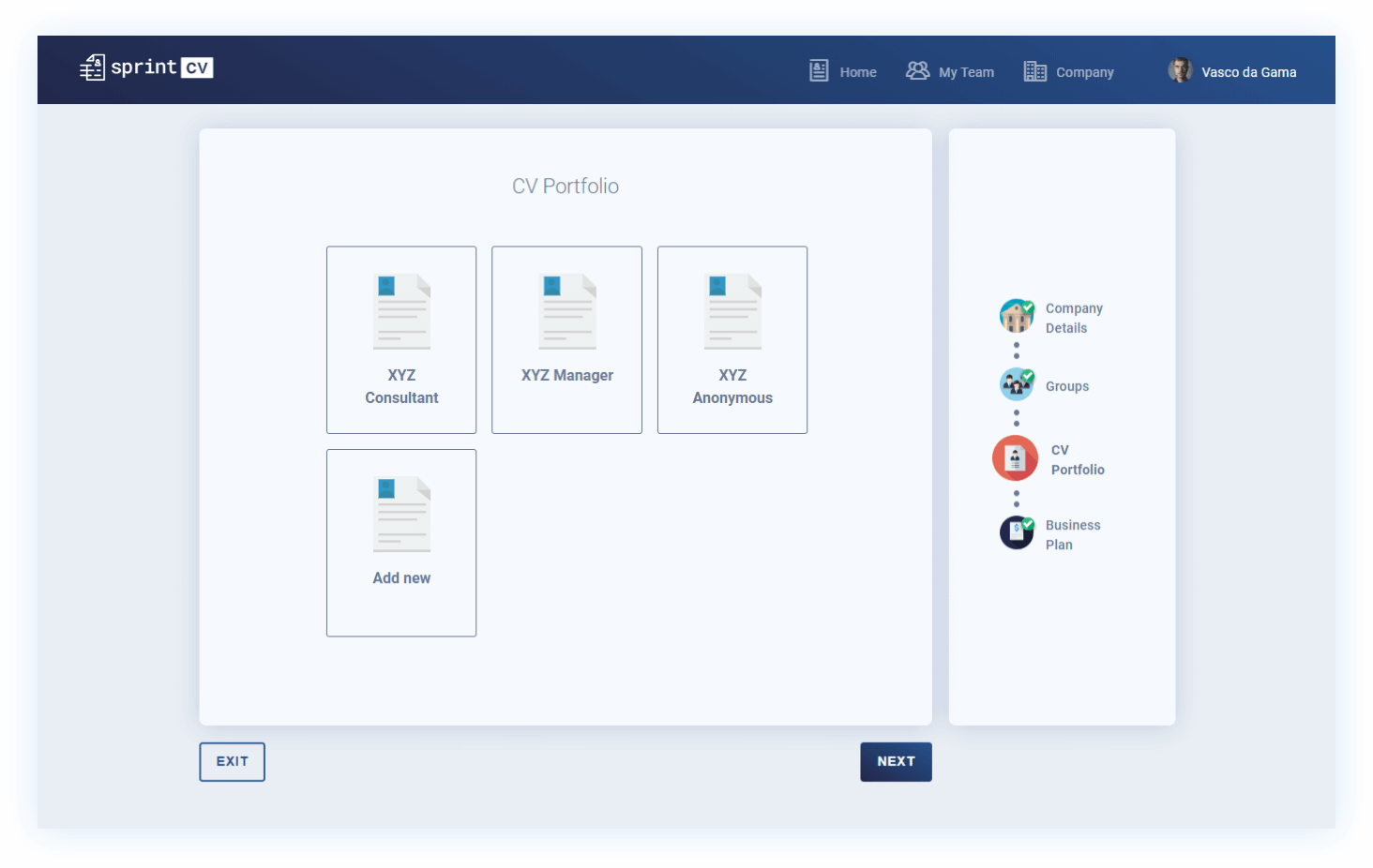 Sprintcv IT Recruiter CV Generator